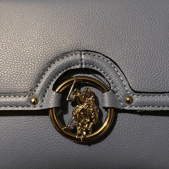 U.S. Polo Assn. powder Blue Backpack - Picture 4 of 7